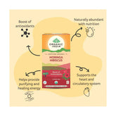 Organic India, BIO Moringa & Hibiscus, 25 Infusion Bags - GREEN LIFE CYPRUS